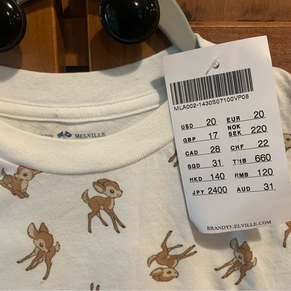 Brandy Melville T-shirt 
Size Small 
NWT - Picture 4 of 6